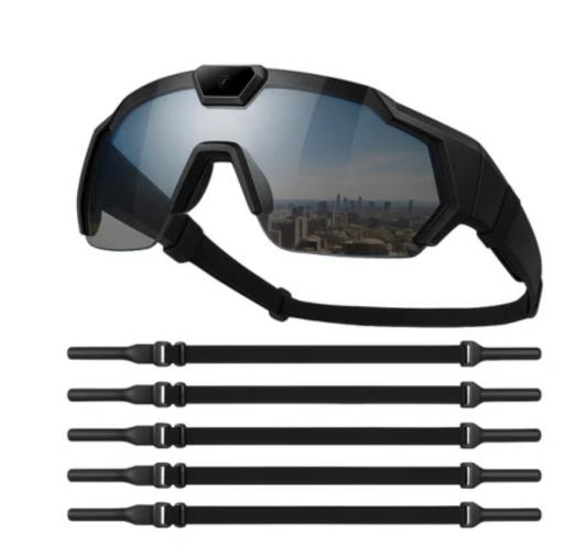 Paquete de correas deportivas negras (5 piezas)